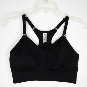 90 Degrees by Reflex - Black  Racerback Sports Bra - XL